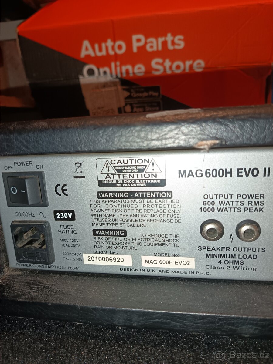 Baskytarový zesilovač s reproboxem, Ashdown & Behringer - 4