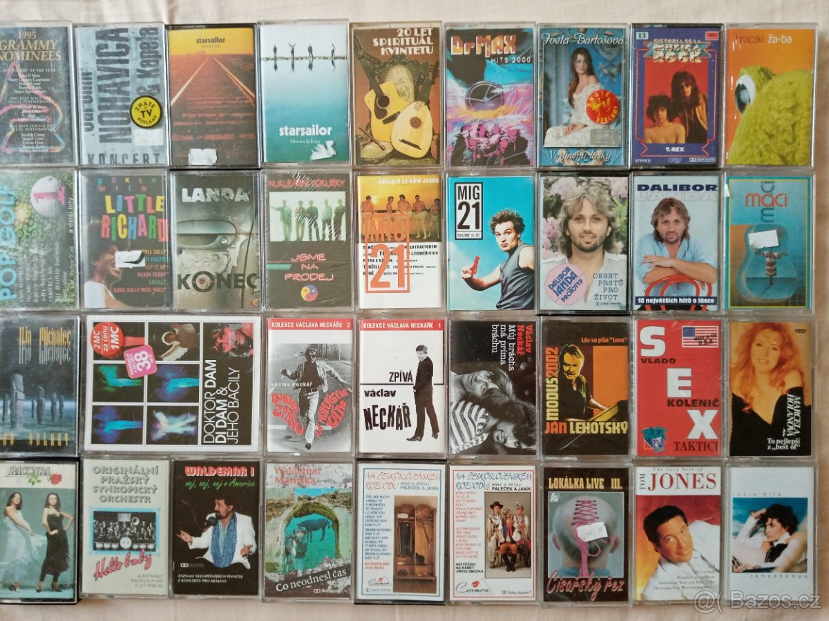 Nova fota 17.1. originál MC kazety od 89 - 4