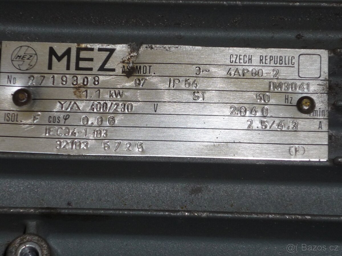 elektromotor 380V/1,1kw/2840ot. - 4