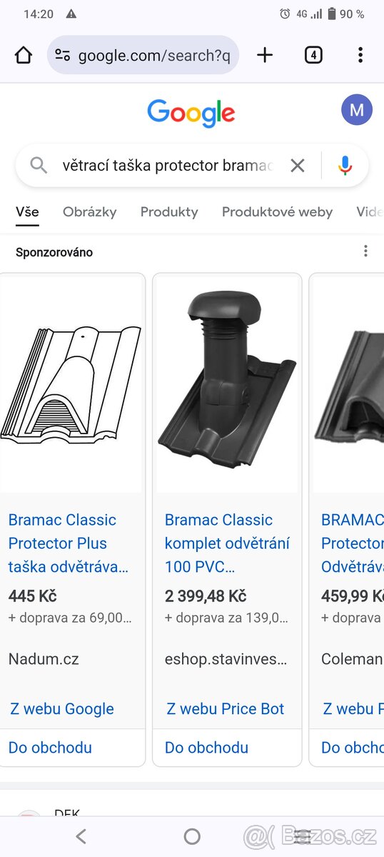 Bramac classic 1/2 -Půlená a větrací tašky - 4