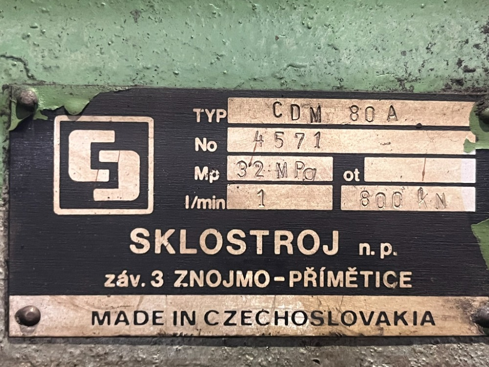 72. Hydraulický montážní lis CDM 80 - 4