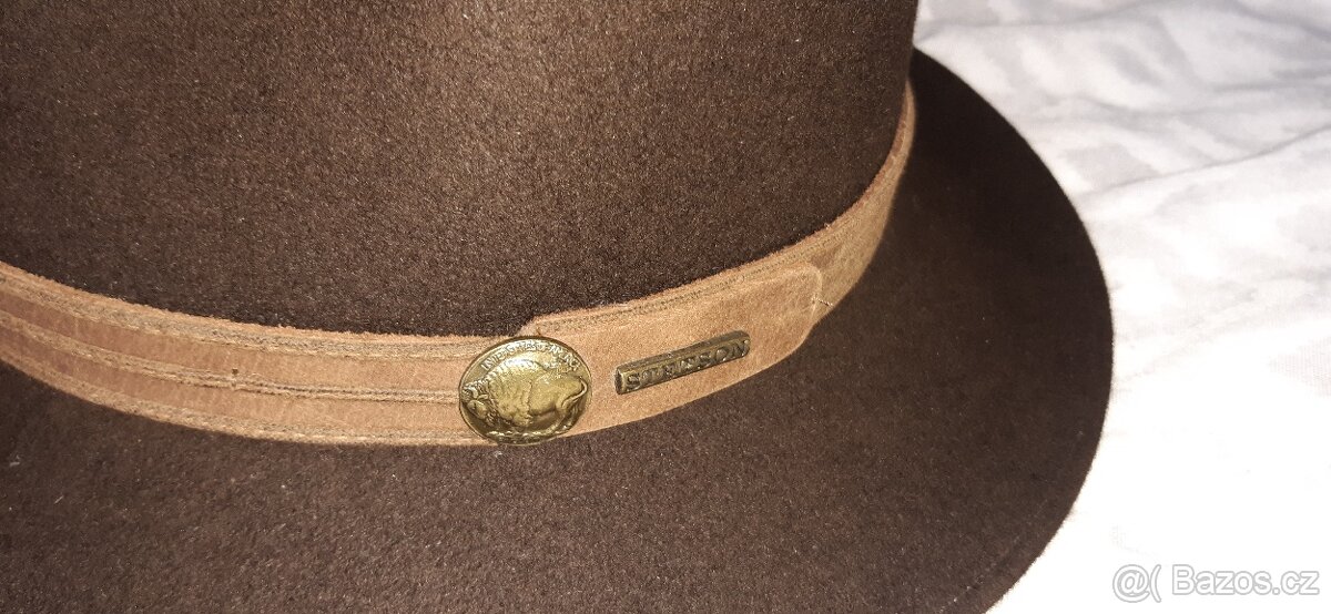 Klobouk Stetson Ruskin vel.57, hnedy - 4