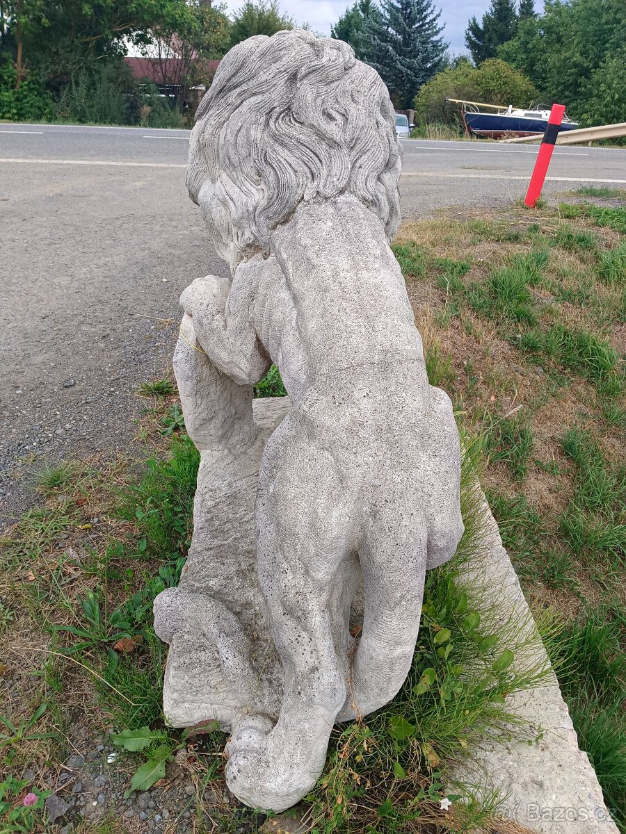 Pískovcový lev litý - 4