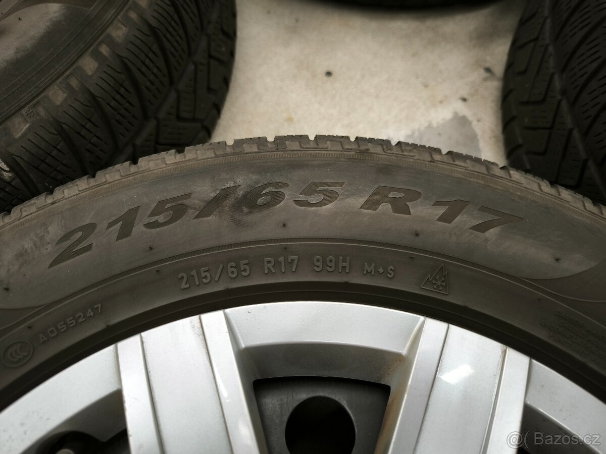 Sada zimních plechových disků 17" VW Tiguan - 4