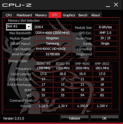 Kingston HyperX Predator RGB DDR4 16GB 4000MHz CL19 (2x8GB) - 4