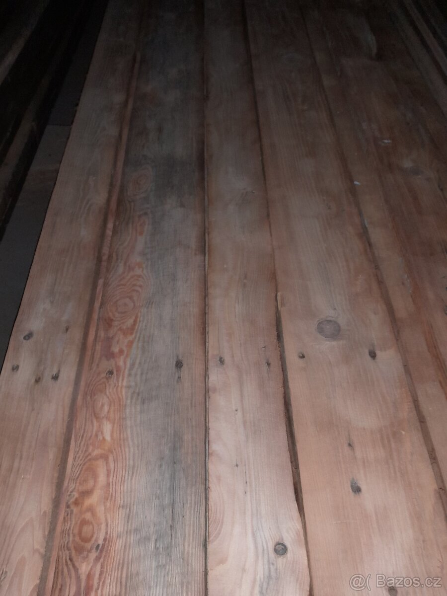 Prodám stará borovicová prkna. - 4