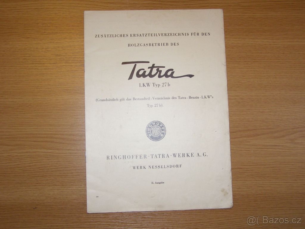 Vyměním literaturu Tatra 27, 81 a 85 a Škoda 606 a 706 - 4
