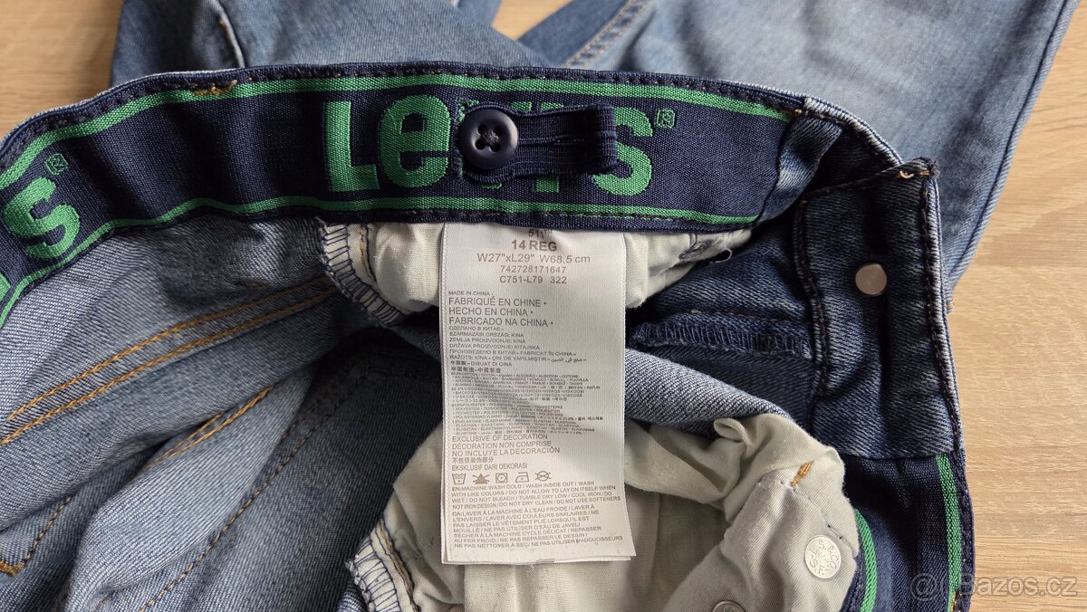Levi's 511, W 27 K 29 jeans - chlapecké - 4