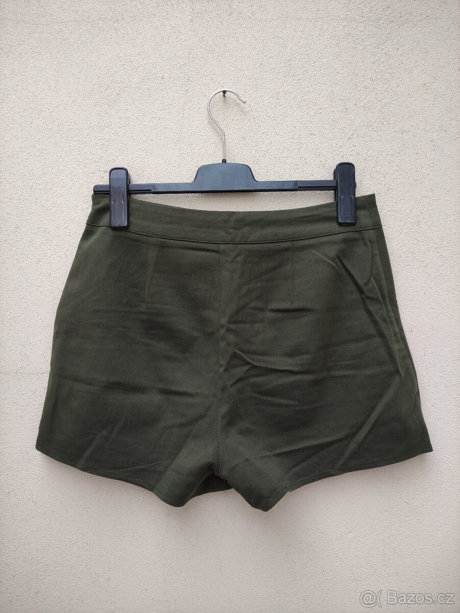 Khaki sukně/šortky - 4