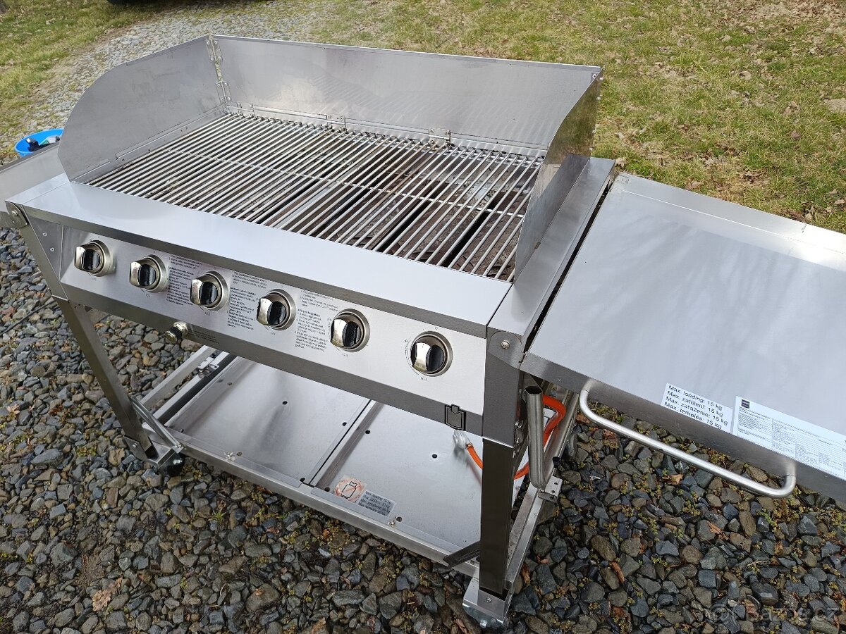 Nerezový plynový gril - 4