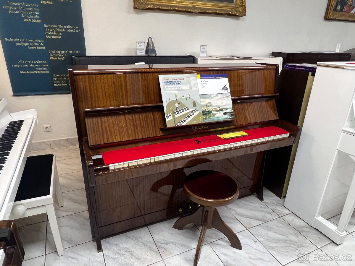 Pianino Petrof K114 se zárukou a doprava zdarma. - 4