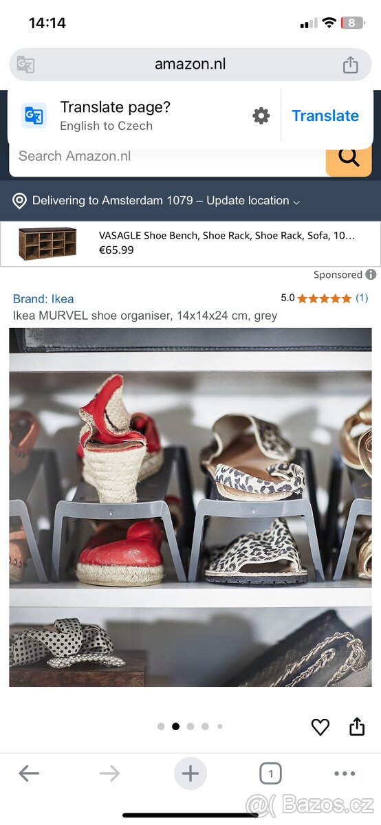 Uskladnění botů - organizér pro menší prostory a botníky - 4