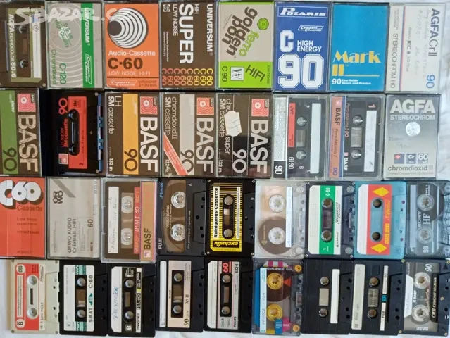 Nove foto 3.11. málo použitych 590 MC kazet od 9 Kč - 4