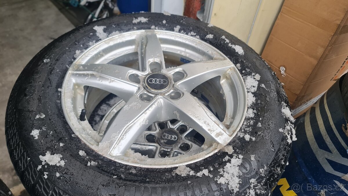 Alu kola 5x112 R16 zimní pneu 215/65/16 VW Tiguan AUDI Q3 16 - 4