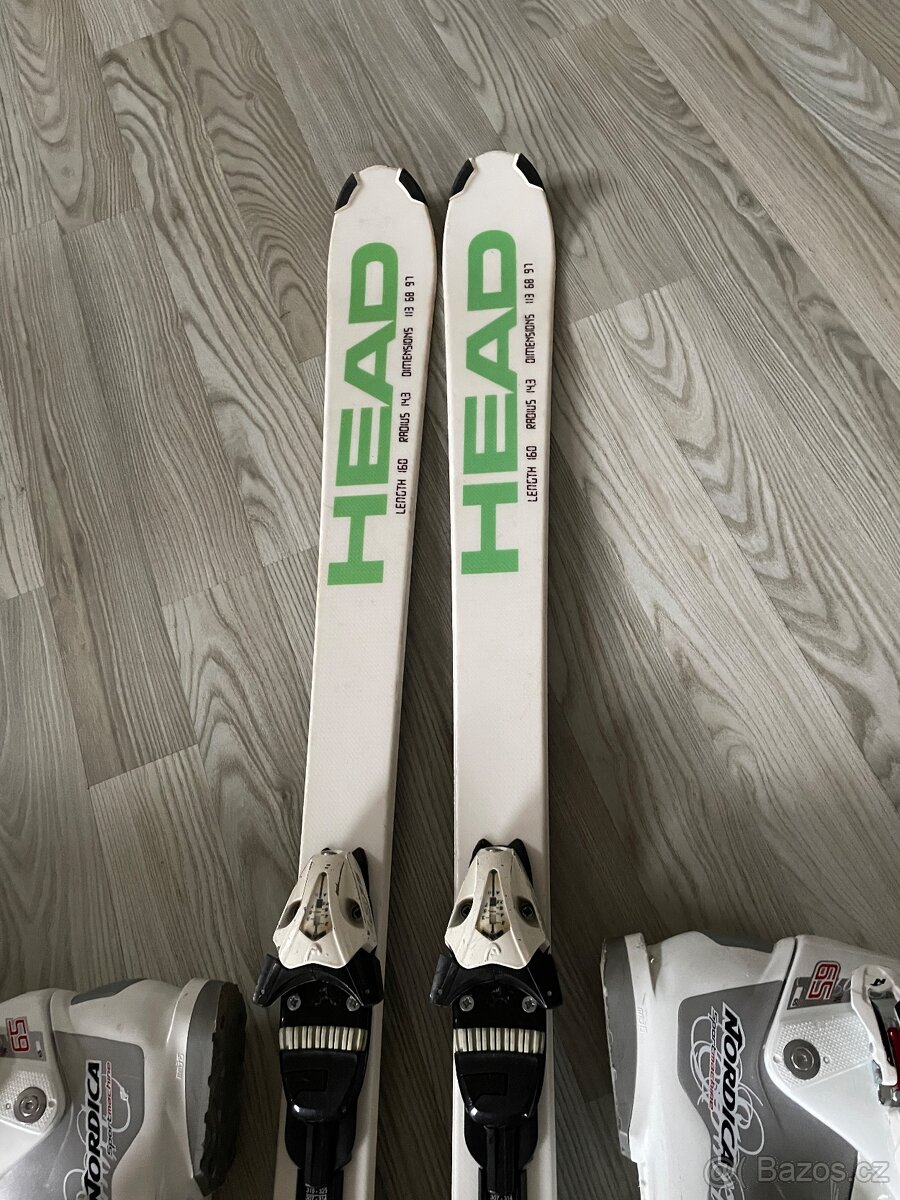 Lyže 160 cm + lyžáky 41-42 - 4