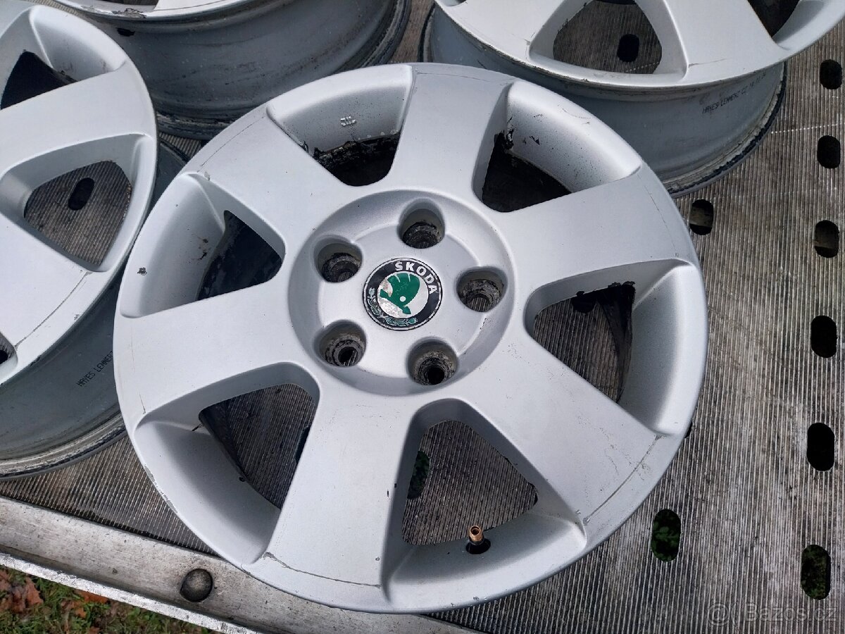 Alukola Škoda octavia 2 originální, 5x112 - 4