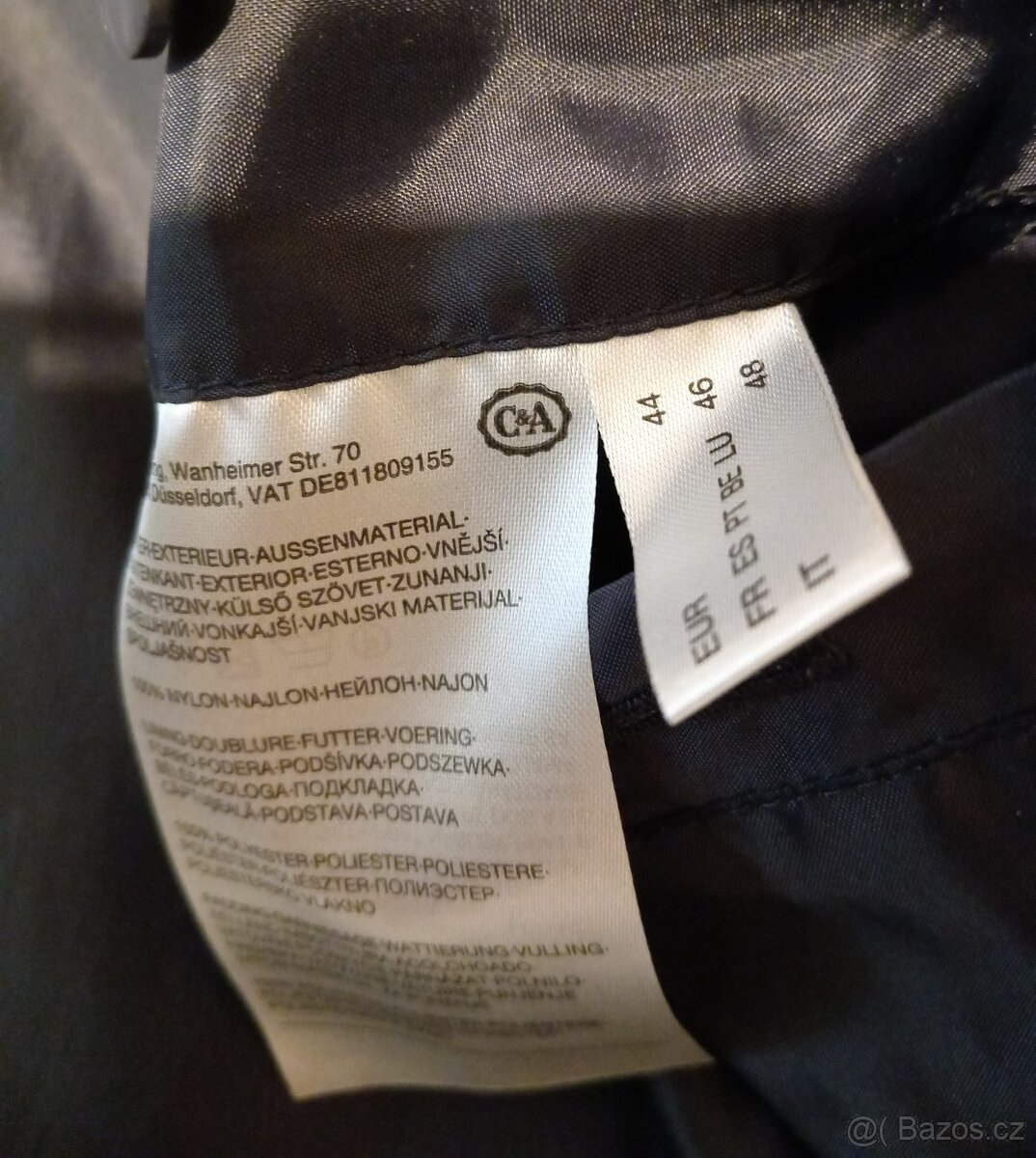 Prošívaný kabát z CaA vel. 44 - 4