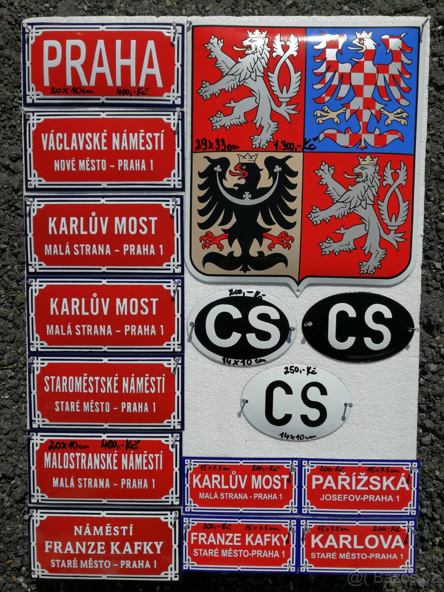 plechove smaltovane cedule - 4