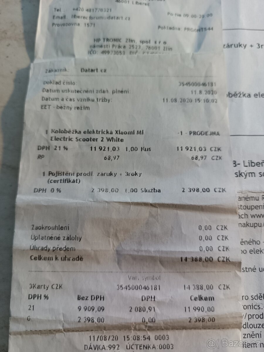 Koloběžka xiaomi Mi 2white - 4