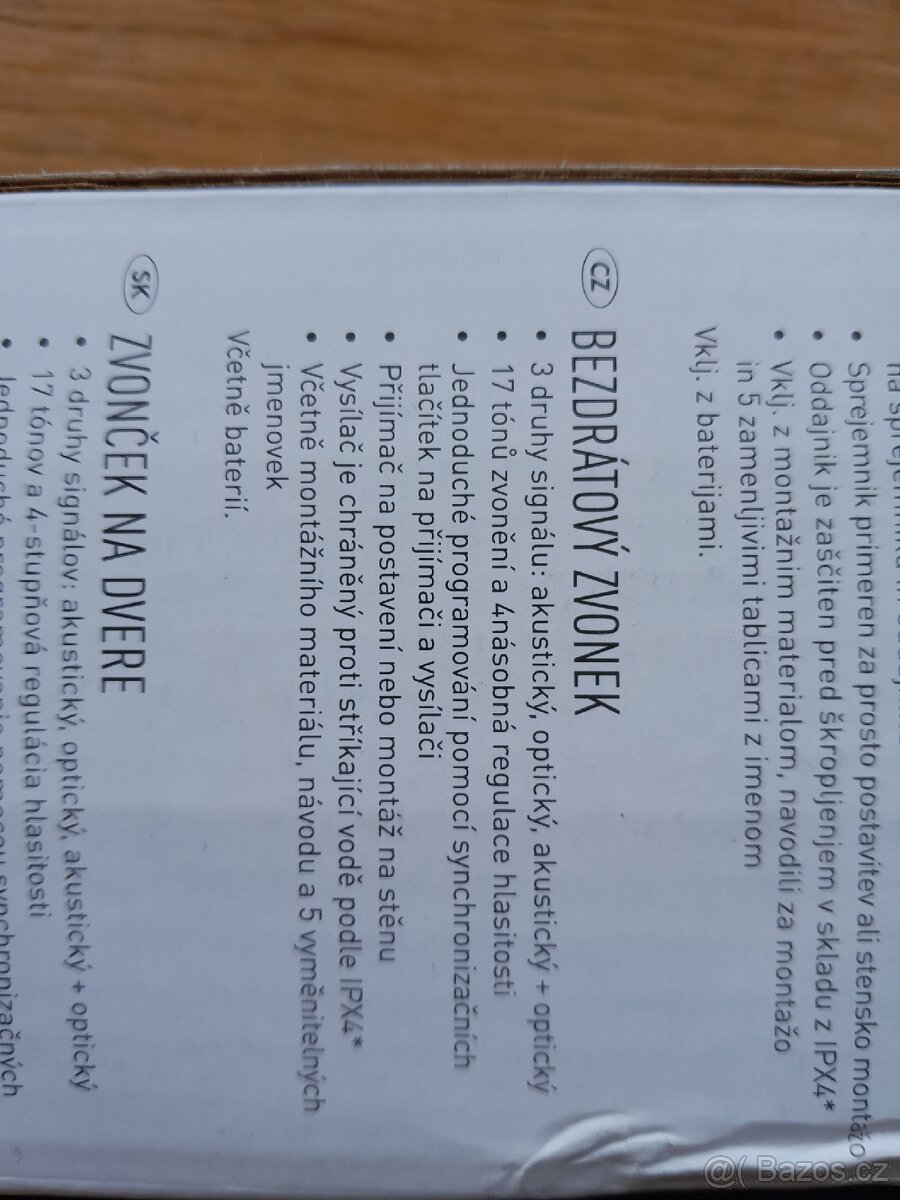 Bezdrátový zvonek Silvercrest - 4