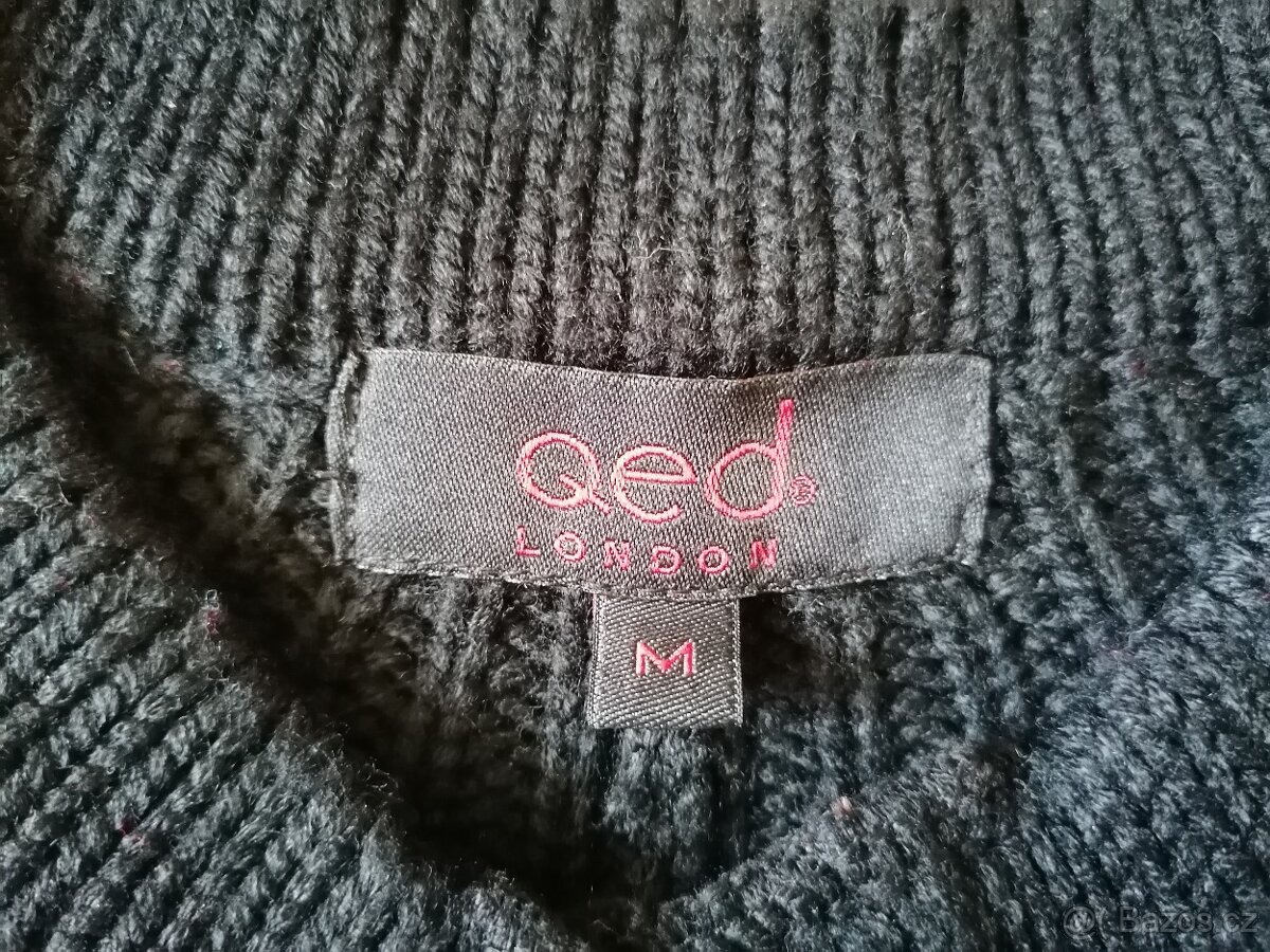 3x dámský svetřík - černý, šedý a fialový - 4