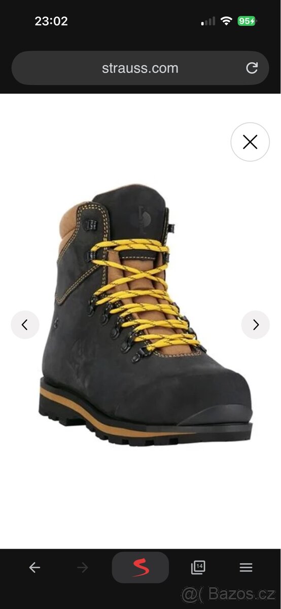 Pracovní obuv STRAUSS bezpečnostní 43 - 4