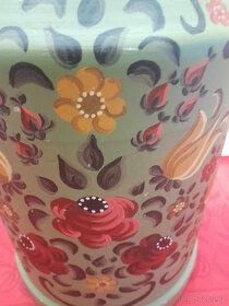 Ručně malovaná konev na mléko - 4