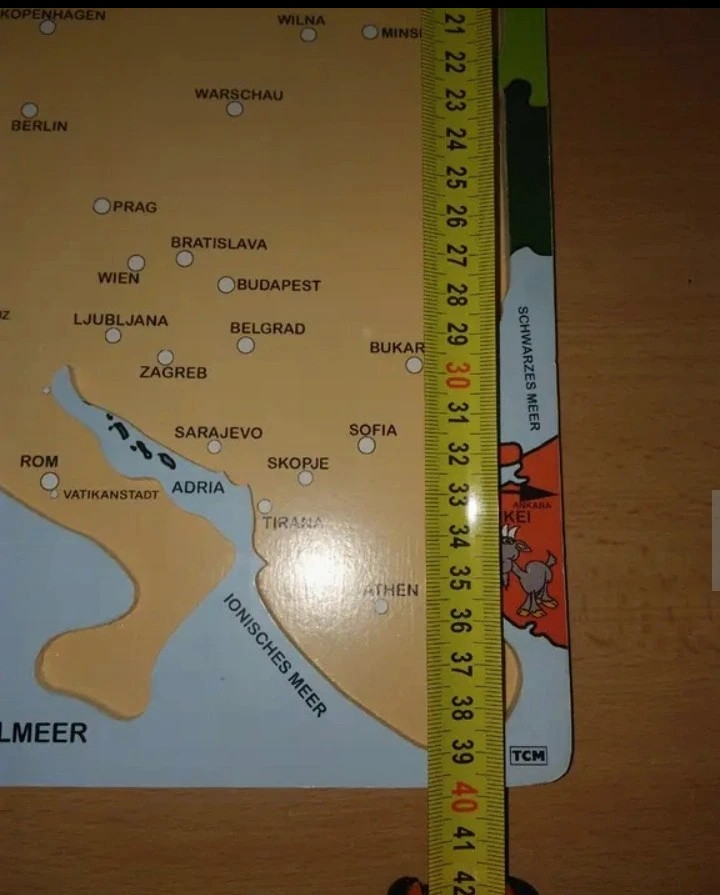 Puzzle dřevěné Evropa - 4