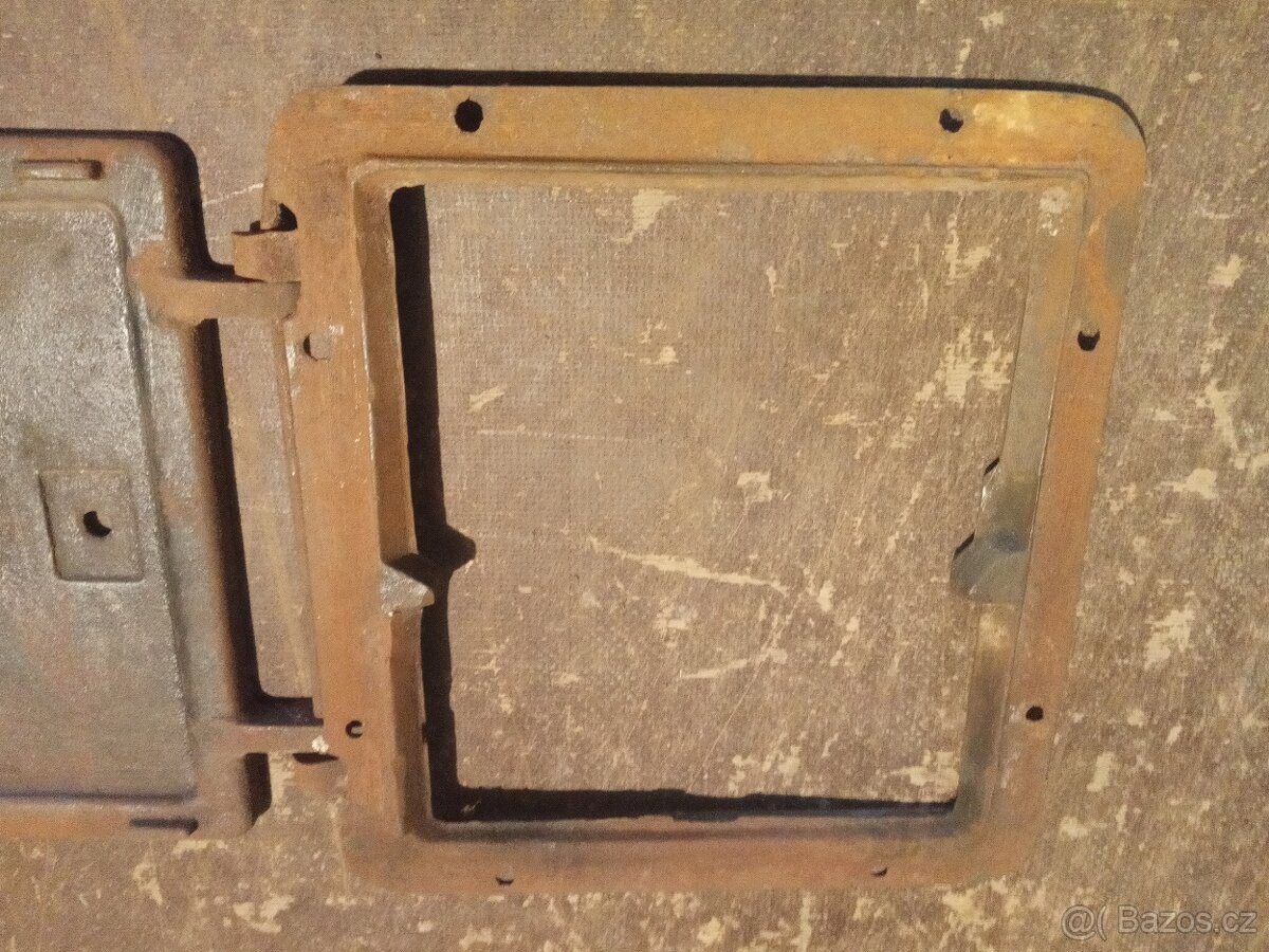 Dvířka kamen, otočný rošt, noha - 4