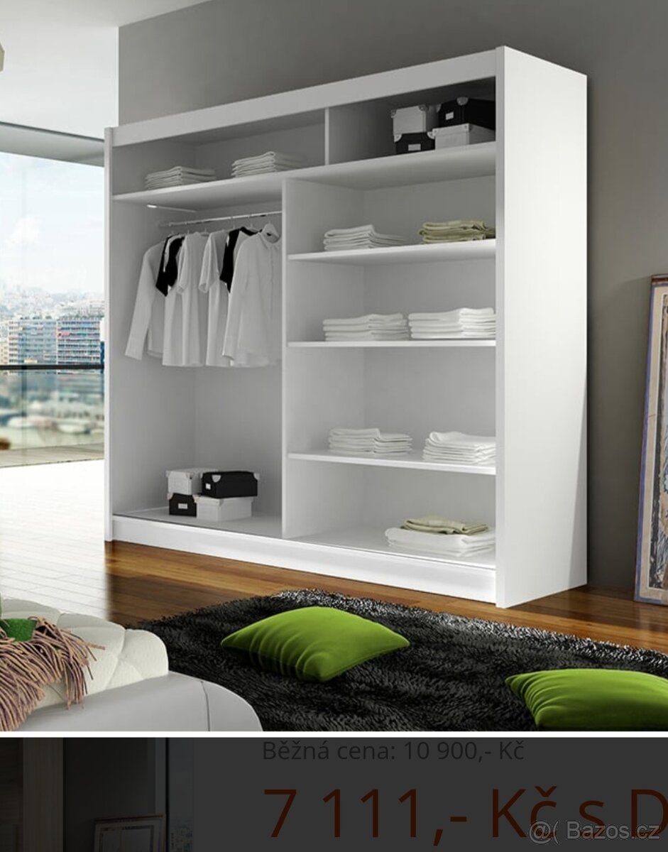 Šatní skříň zánovní - 4