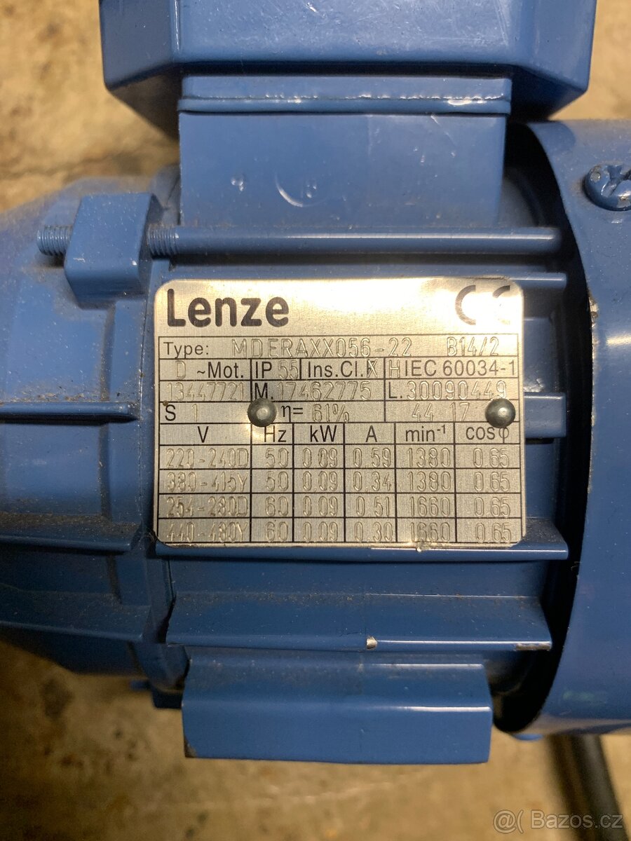 Prodám Lenze frekvenční měnič s motorem Lenze - 4