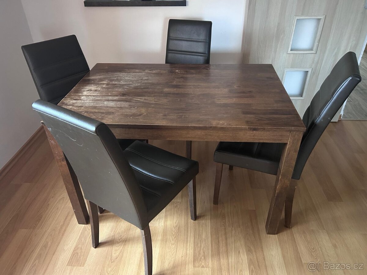 Jídelní sestava 4 židle - 4