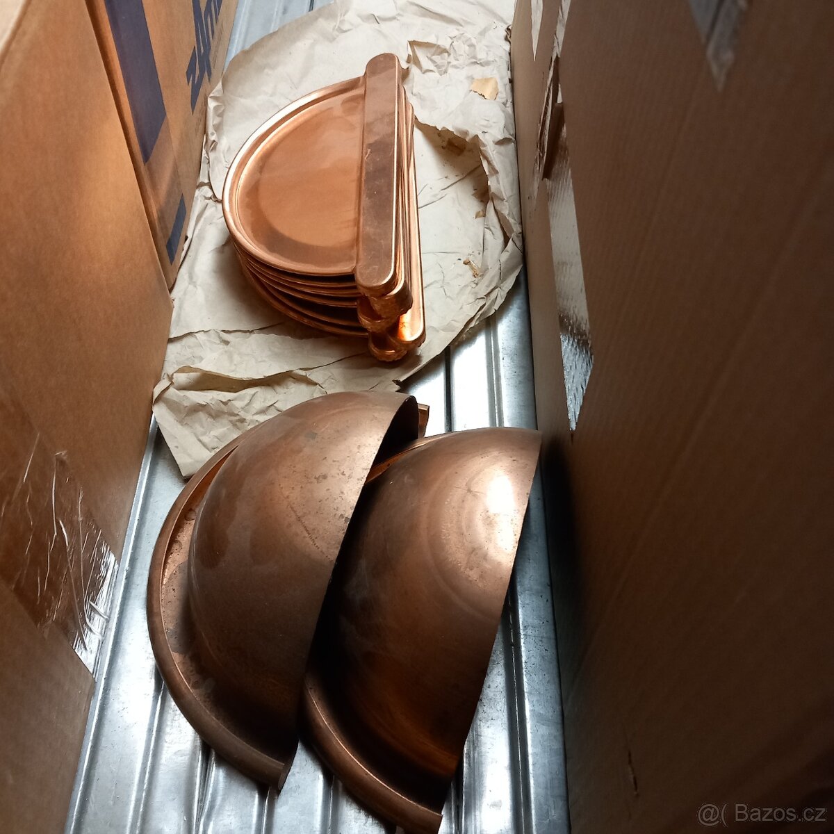 Cu (měděné) příslušenství ke žlabovině - 4