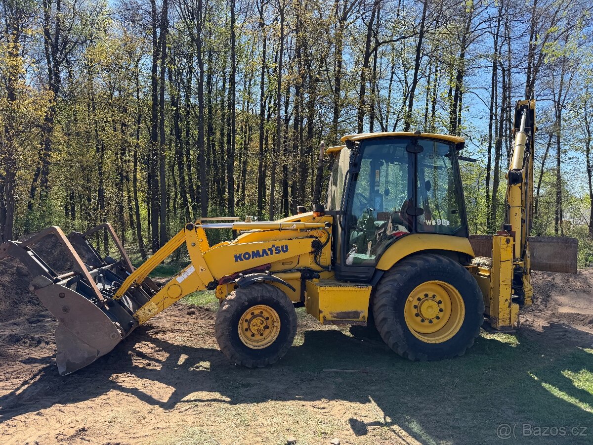 traktorbagr Komatsu WB93R - 4