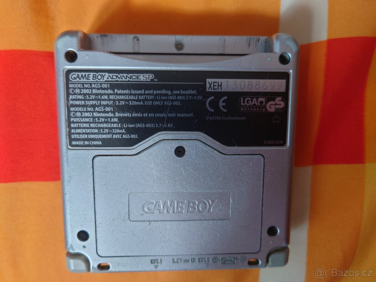 Nintendo Gameboy Advance SP + original nabíječka - 4