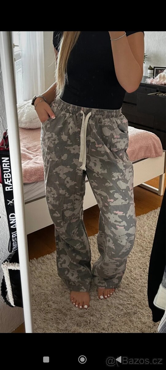 Maskačove kalhoty Cropp vel.L - 4