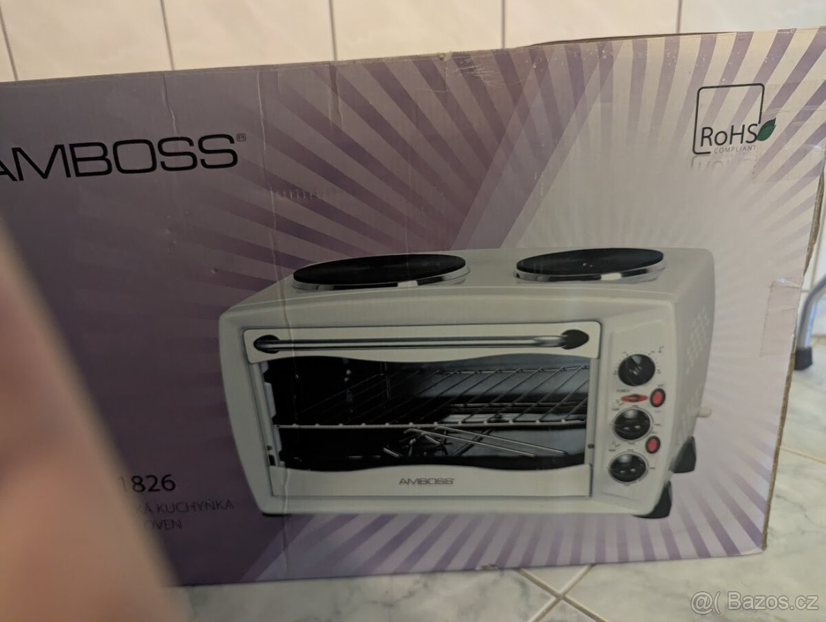 Prodám mini troubu s dvěma plotýnkami - 4