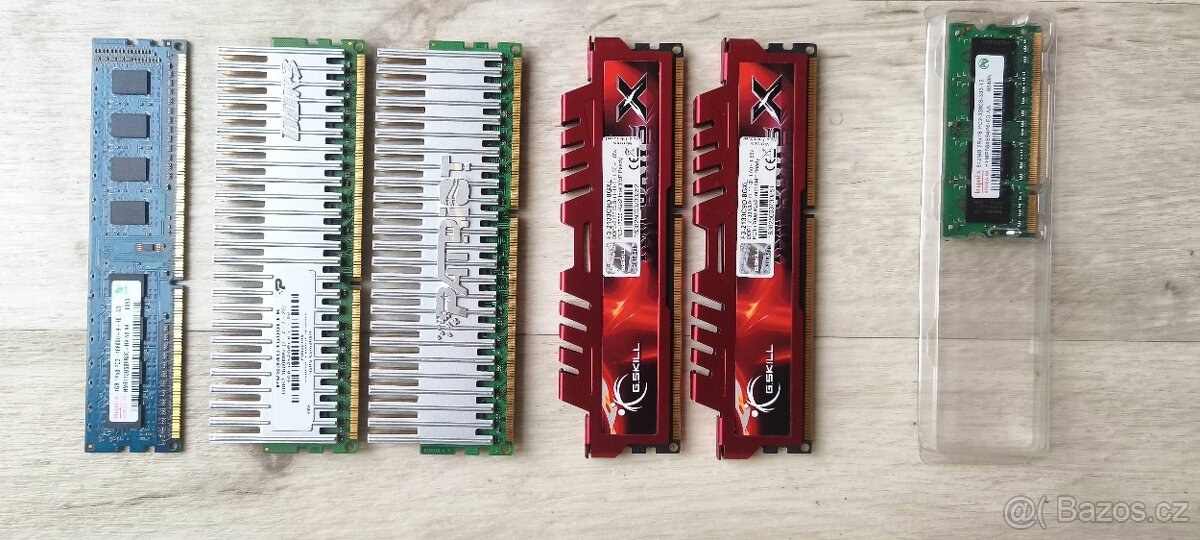 HDD, SSD, DDR4 PC RAM, DDR3 PC RAM, VGA 4K, myš MS - 4