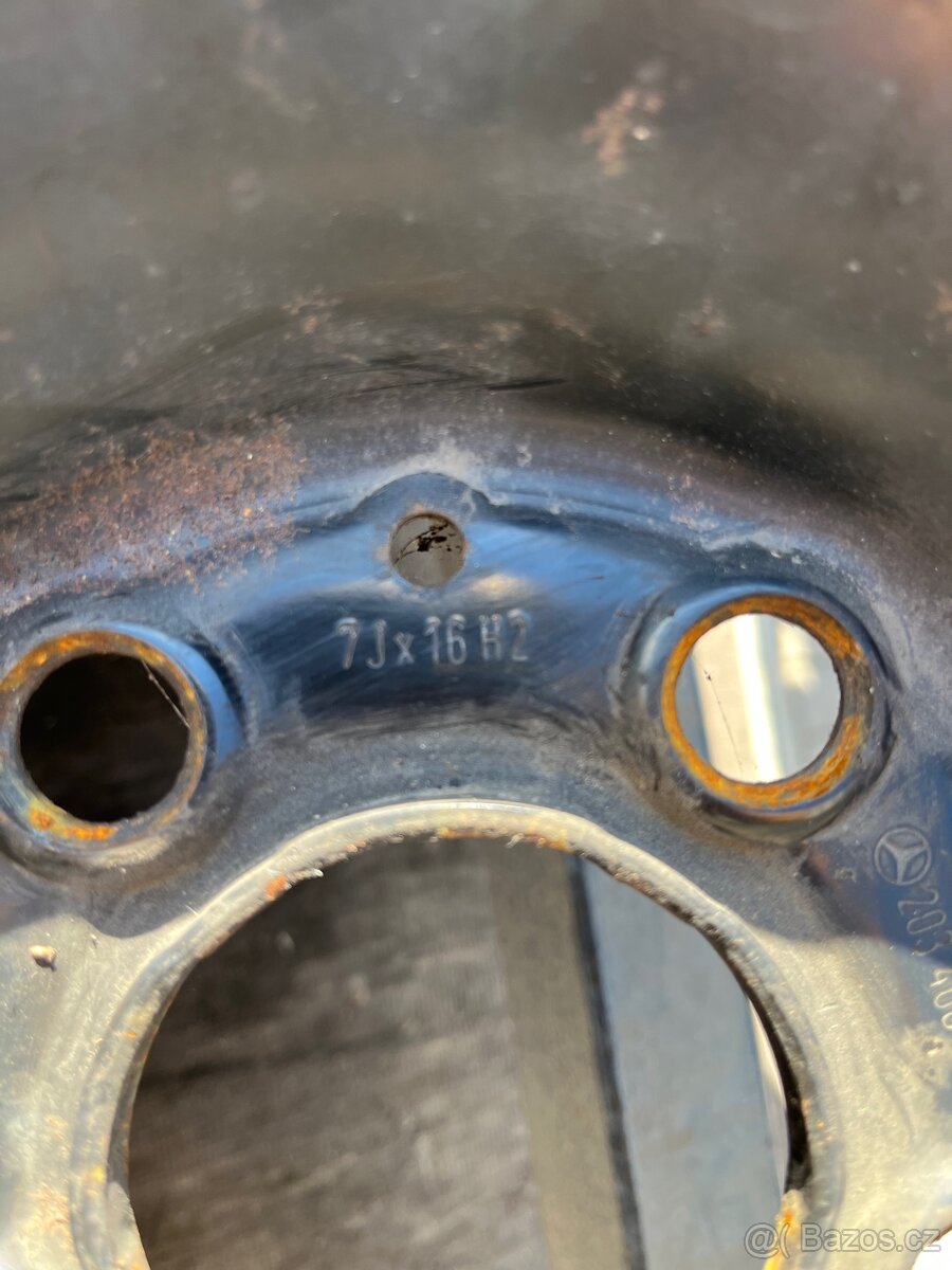 Plechové disky 5x112 r16 mercedes - 4