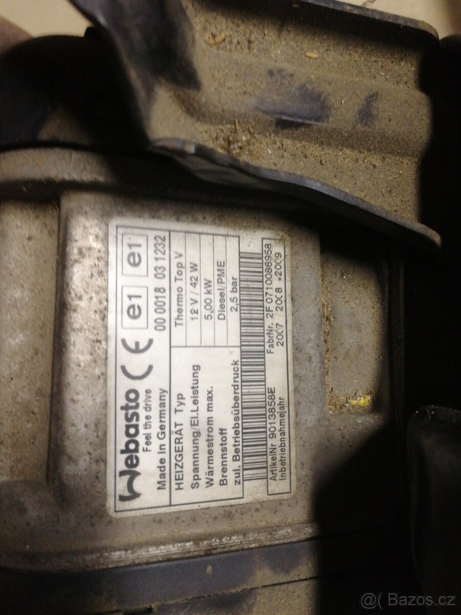 Volkswagen Touran nezávislé topení WEBASTO - 4