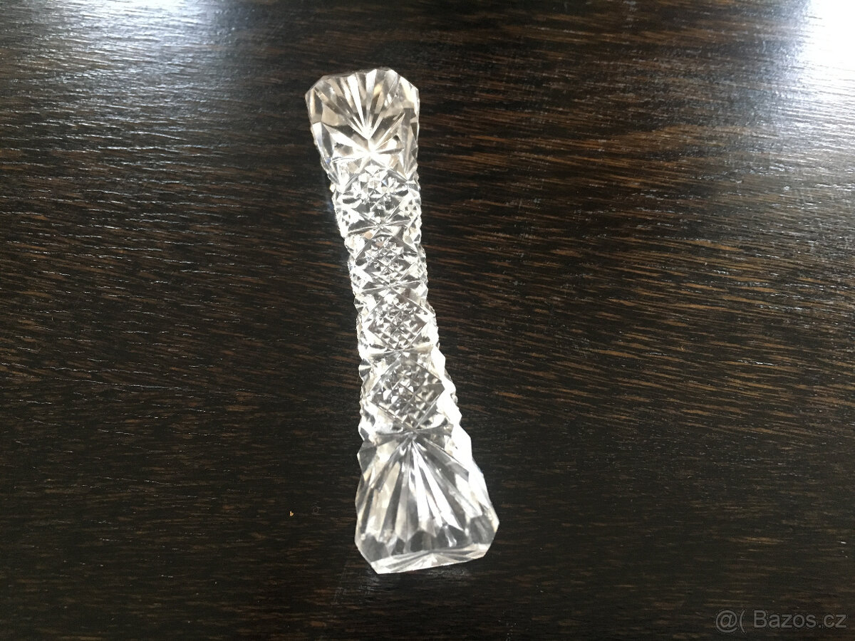 Sada starožitných broušených stojánků na příbory - 4