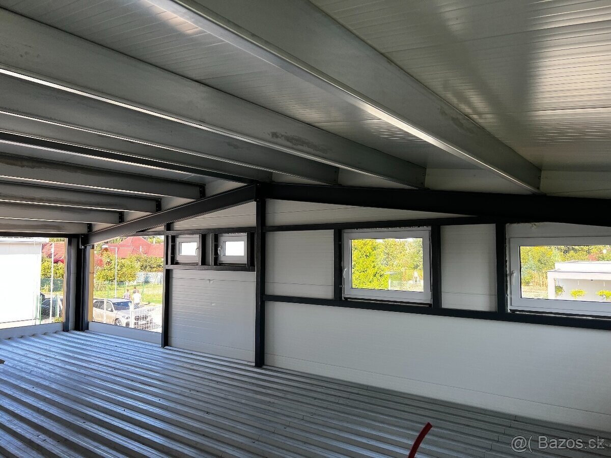 OCELOVÁ KONSTRUKCE HALY - MONTOVANÁ HALA 10x24x6m - 4