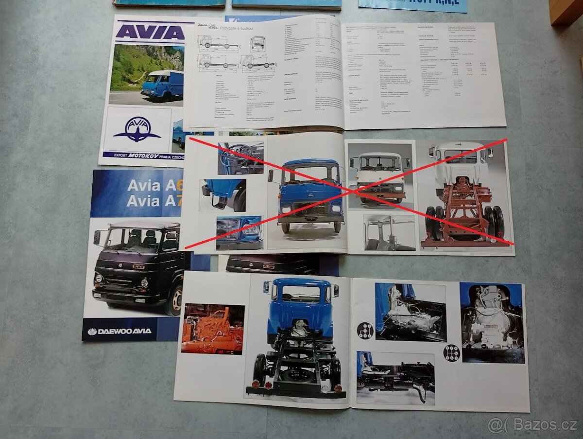 Avia 20, 30, 21, 31, 21.1, 31.1, 60, 75 - dokumentace - 4