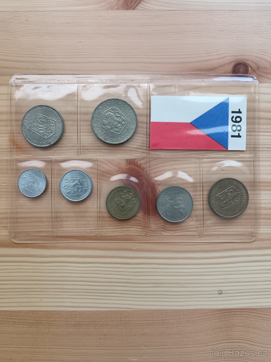 Sada mincí Československo 1980 - 85 - 4