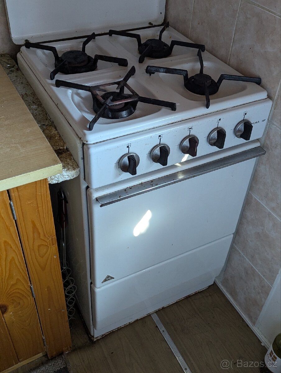 Plynový sporák Mora - 4