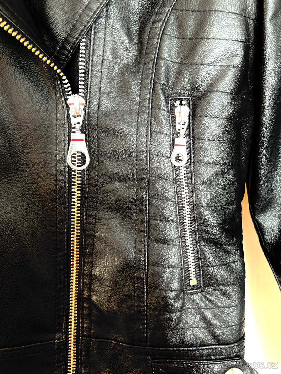 Dívčí koženková bunda 12- 13 let (152-158) - Terranova - 4