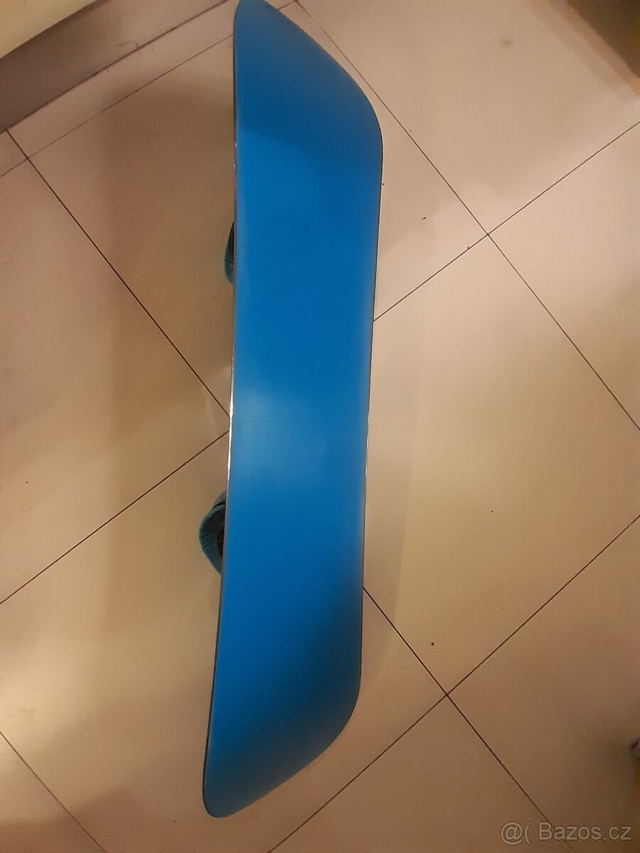 Dětský snowboard + 110cm s vázáním + boty v TOP stavu - 4
