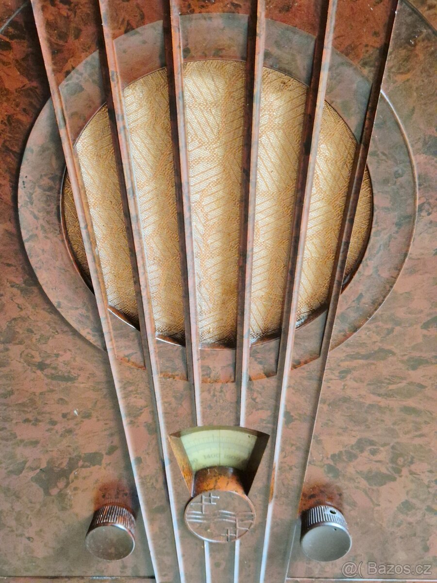 Staré rádio Philips 834A, 1933 - 4