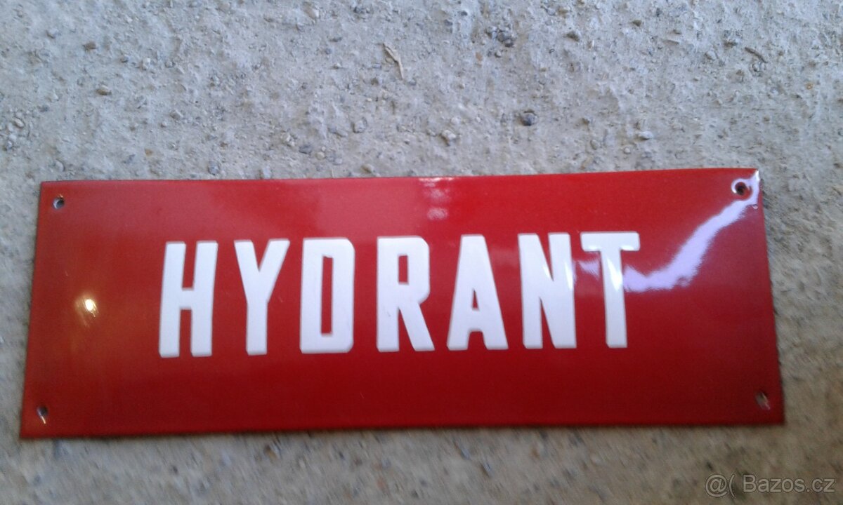 Retro plechové bezpečnostní cedule - 4