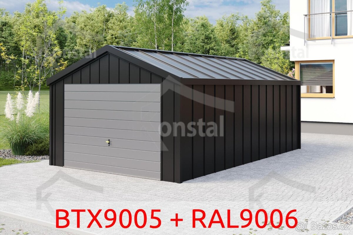 Moderní garáž 4x6m AKCE - 4